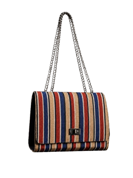The Riviera Chain Flap Shoulder Bag